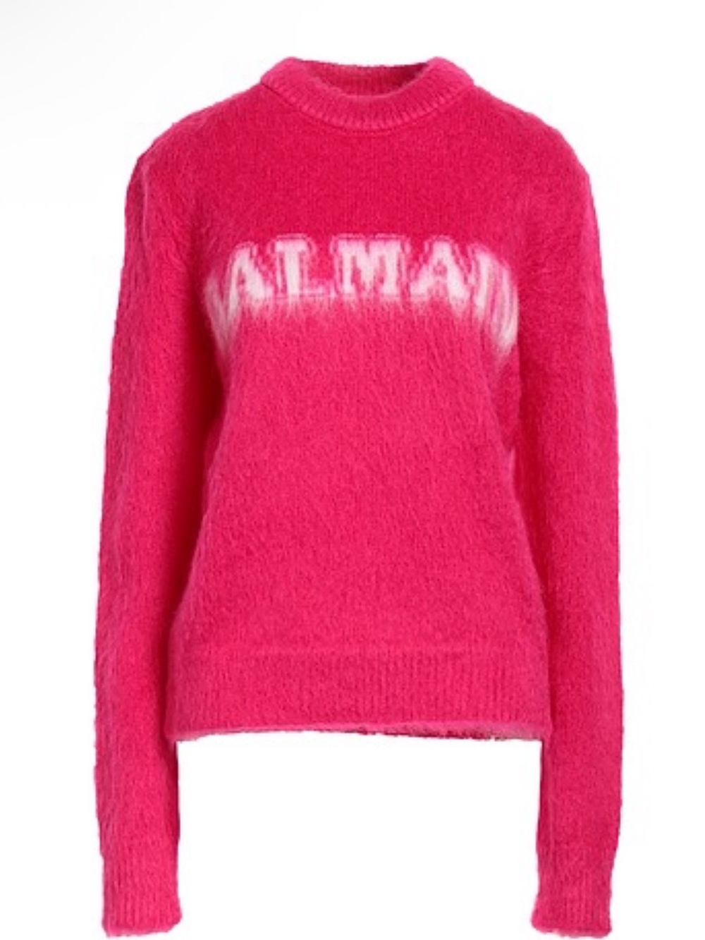 Balmain Mohair Crewneck Sweater